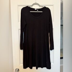 GAP Black Long Sleeve Dress